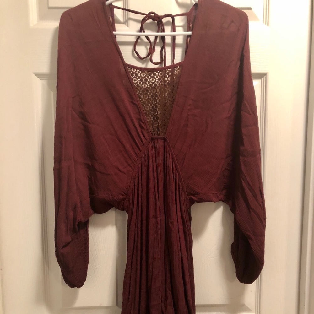 Maroon dress